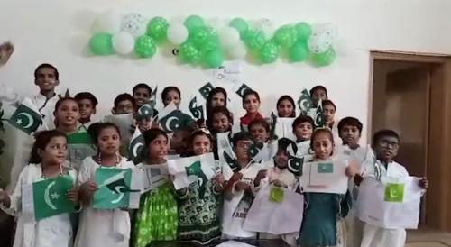 Street Kids Funds August 14th Pakistan Day celebration at the SKF Learning Center.