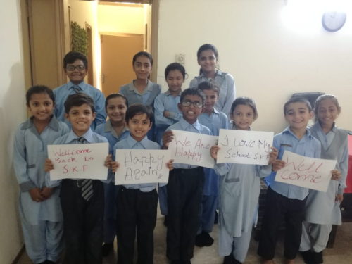 SKF children return back to SKF Learning Center after the summer holidays