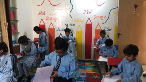 2- On 28-Aug-2023, children at the SKF Learning Center started their 2nd term exam week.