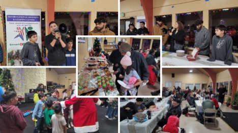 As part of the holiday season 2025, Street Kids Funds (SKF) hosted a community event on December 13, 2025, in the Bay Area, California, in partnership with a local community living in mobile homes. SKF board members, along with their families, participated in the celebration. 