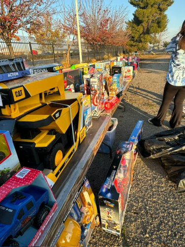 Street Kids Funds (SKF) participated in the "Annual Holiday Toy Distribution" for children in Stockton, CA on Saturday  December 16th along with other local organizations. 