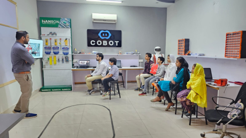 During the summer school holidays this year, 6 SKF children (2 boys and 4 girls) will be attending a one month "Robotics Summer Camp" being held by COBOT Lab at Superior Grammar School, Multan.