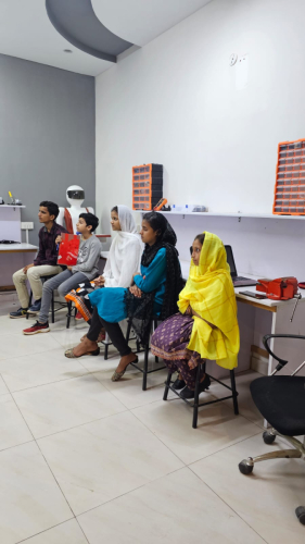 During the summer school holidays this year, 6 SKF children (2 boys and 4 girls) will be attending a one month "Robotics Summer Camp" being held by COBOT Lab at Superior Grammar School, Multan.