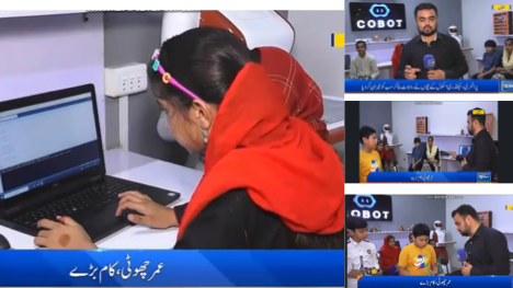 Street Kids Funds (SKF) children completed the 4 weeks Robotics Summer workshop held at COBOT, Multan Pakistan