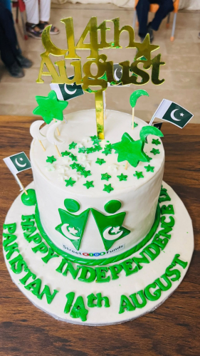 On the occasion of Pakistan’s 79th Independence Day, the staff at SKF’s Multan Center organized a special celebration for the students. The event provided an opportunity for students to reflect on the importance of the day and express their patriotism through a range of creative and engaging activities.