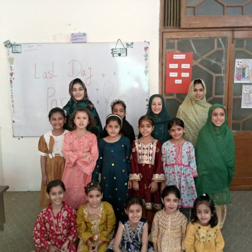On June 12, the staff at Street Kids Funds (SKF) Peshawar Learning Center organized a special party for the students before the center closed for the summer vacation. Dressed in colorful outfits, the students enjoyed a fun-filled day of games, laughter, and activities with their friends. The celebration provided a joyful opportunity for everyone to come together and create happy memories before the start of the summer break.